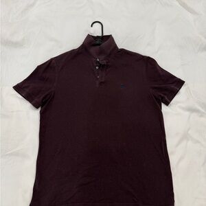 Charles Tyrwhitt Burgundy Polo Shirt - England Rugby Purple